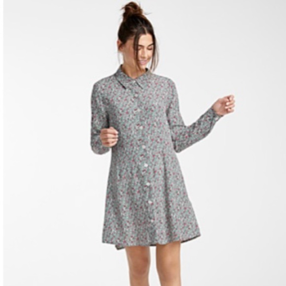 Green shirt dress from Simons (Twik) - Picture 4 of 5
